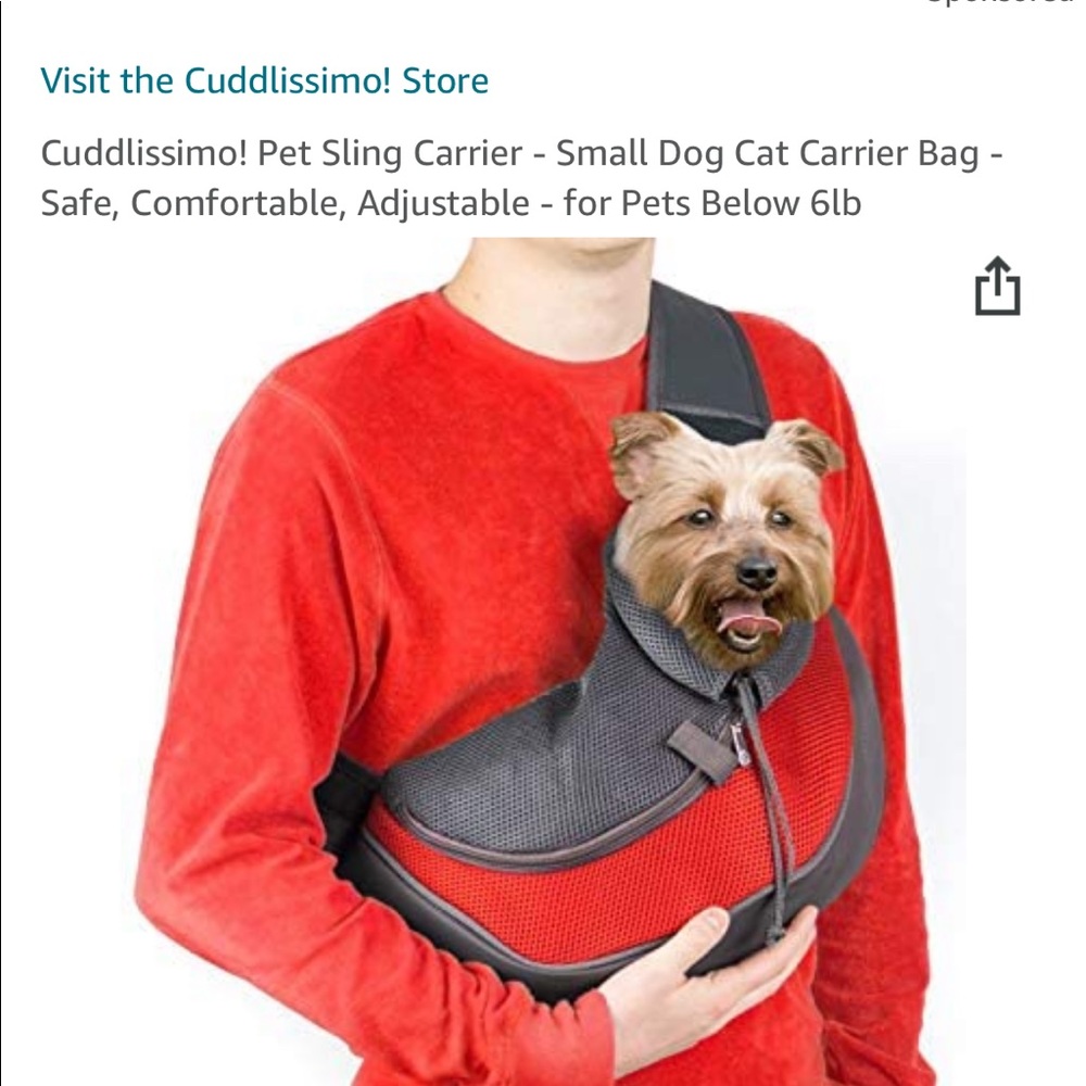 NW CUDDLISSIMO PET BAG CARRIER